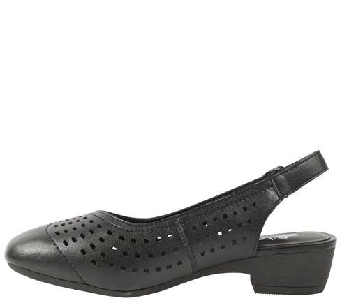 Sandale casual, dama, PASS COLLECTION, X460018A negru, piele naturala